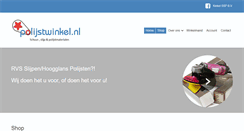 Desktop Screenshot of polijstwinkel.com